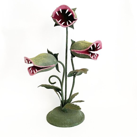 Other - Metal Sculpture Little Shop Of Horrors Audrey Plant Venus Flytrap Halloween
